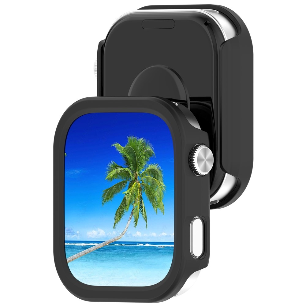 Half műanyag felcsatolható tok a Xiaomi Redmi Watch 6-hoz – fekete