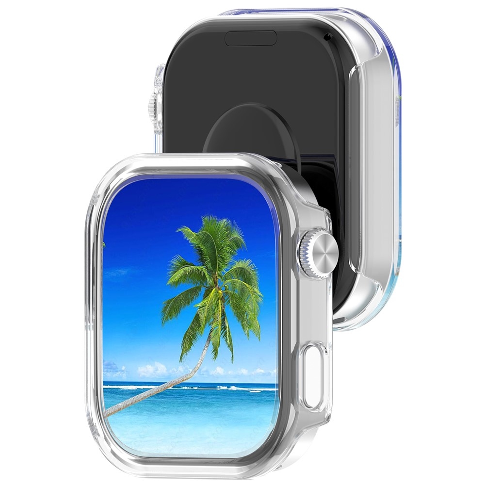 Half műanyag felcsatolható tok a Xiaomi Redmi Watch 6-hoz – átlátszó
