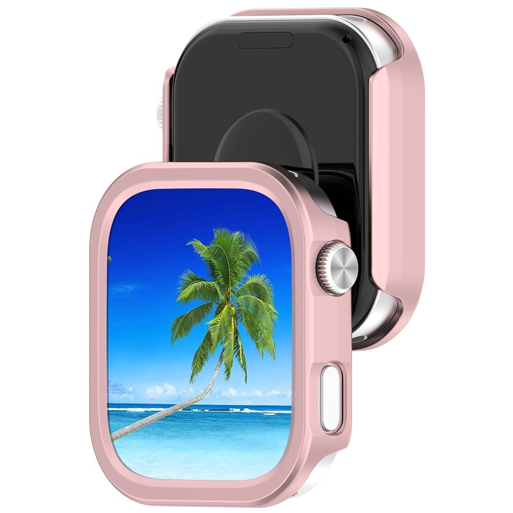 Half műanyag felcsatolható tok a Xiaomi Redmi Watch 6-hoz – rózsaszín
