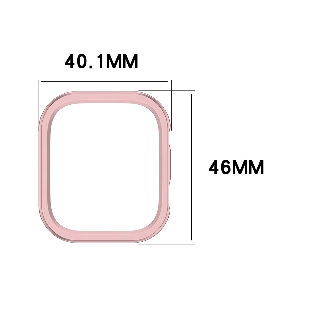 Half műanyag felcsatolható tok a Xiaomi Redmi Watch 6-hoz – rózsaszín