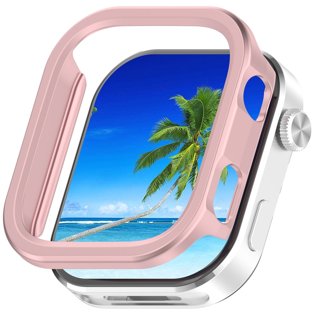 Half műanyag felcsatolható tok a Xiaomi Redmi Watch 6-hoz – rózsaszín
