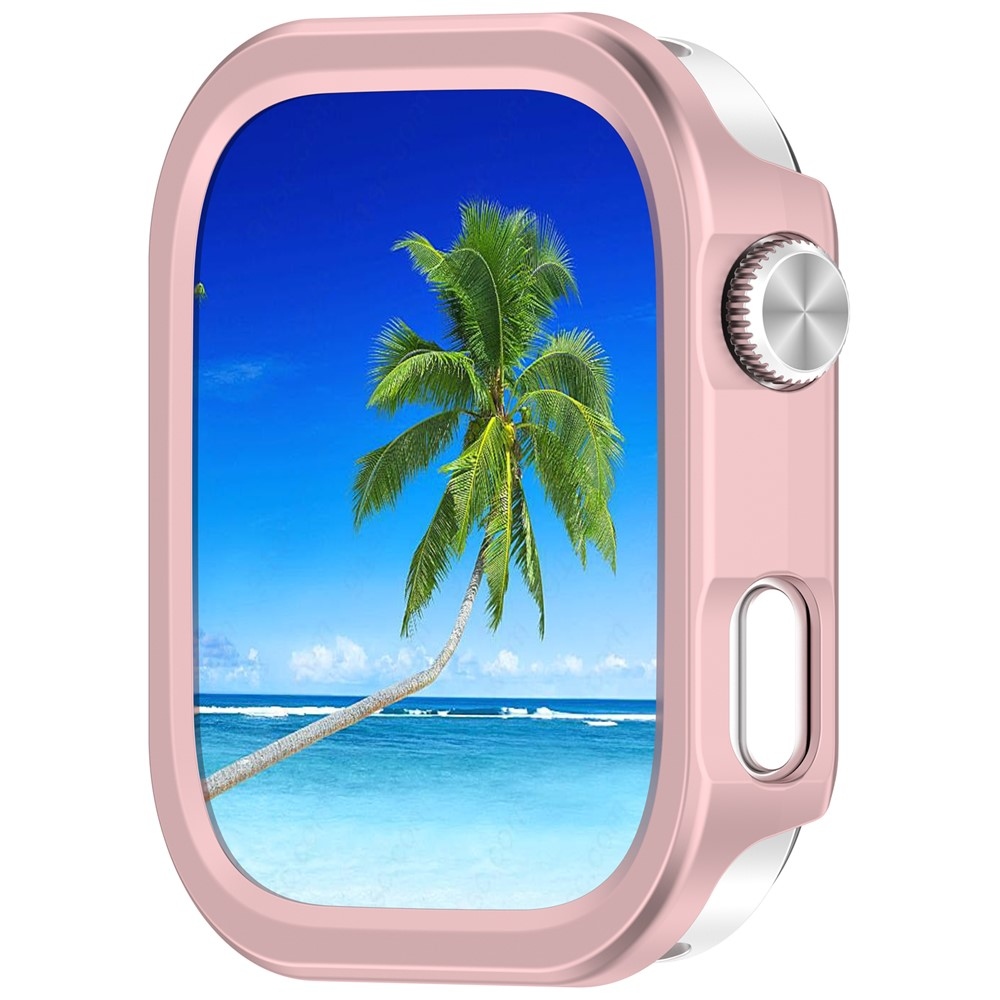 Half műanyag felcsatolható tok a Xiaomi Redmi Watch 6-hoz – rózsaszín
