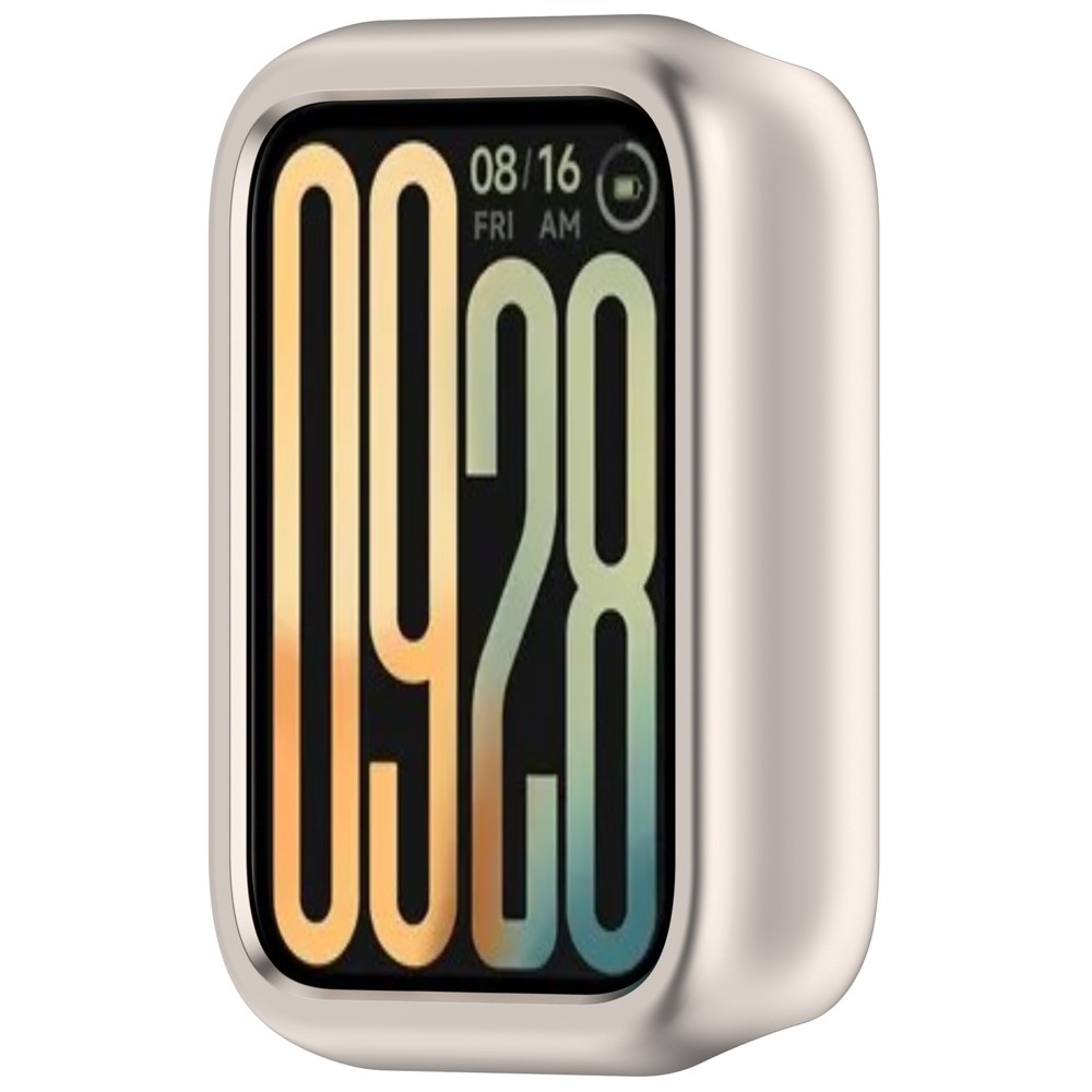 Half műanyag tok a Xiaomi Smart Band 10 Pro-hoz – bézs színű