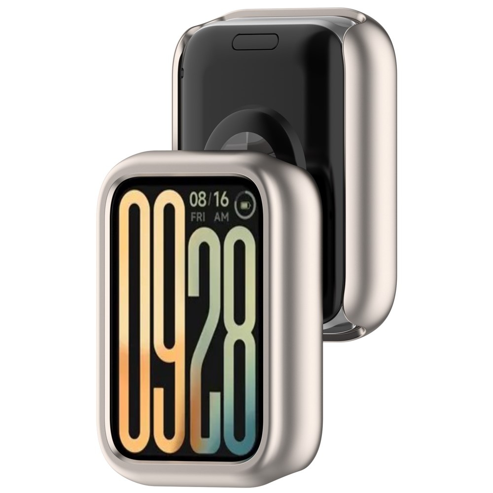 Half műanyag tok a Xiaomi Smart Band 9 Pro-hoz – bézs színű