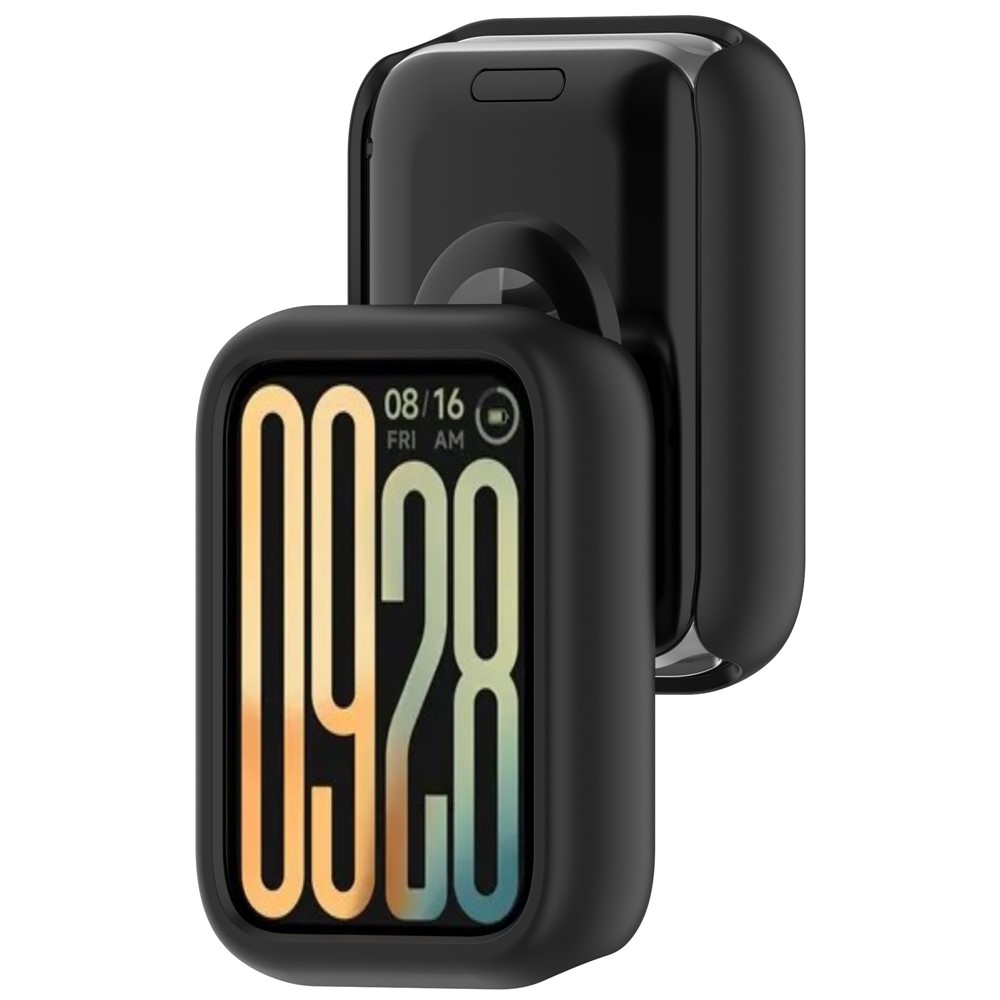 Half műanyag rögzíthető tok a Xiaomi Smart Band 9 Pro-hoz – fekete