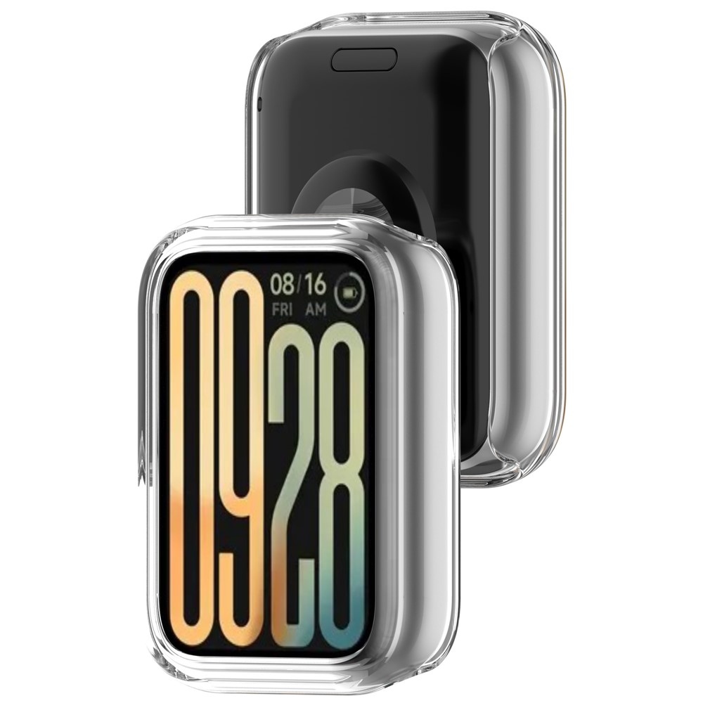 Half műanyag rögzíthető tok a Xiaomi Smart Band 9 Pro-hoz – átlátszó