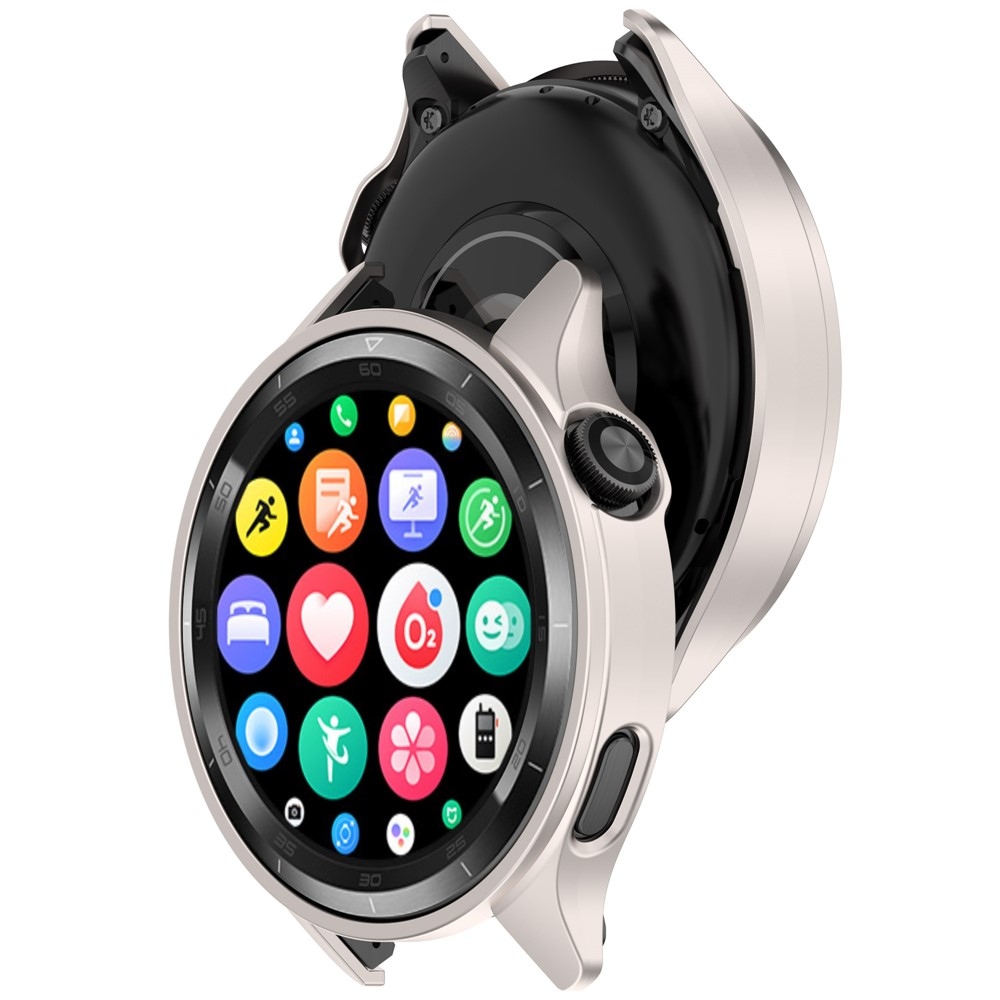 Half műanyag felcsatolható tok a Xiaomi Watch S4 47 mm-es modellhez – bézs