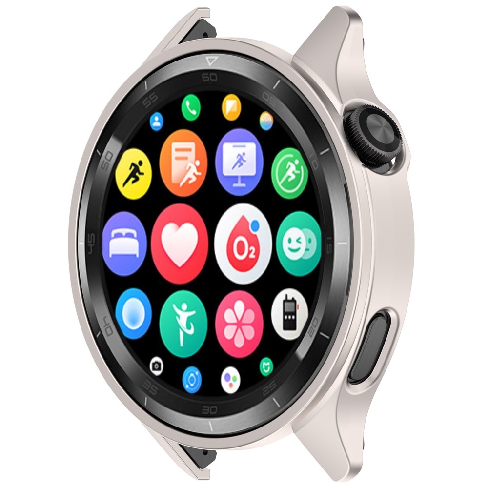 Half műanyag felcsatolható tok a Xiaomi Watch S4 47 mm-es modellhez – bézs