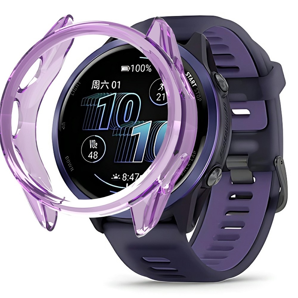 Halfe gél tok a Garmin Forerunner 570 42 mm-es modellhez – lila
