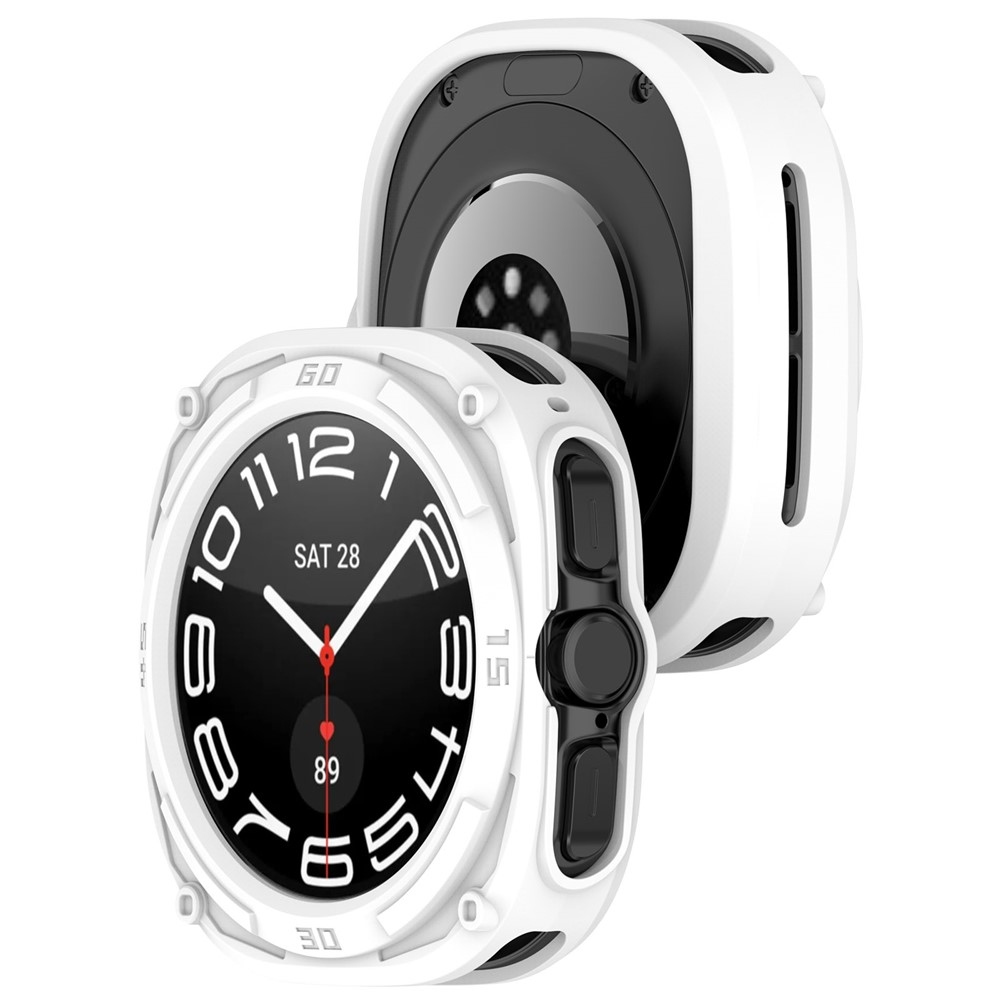 Halfe gél tok a Samsung Galaxy Watch Ultra2 47 mm-hez/Watch Ultra (2025) 47 mm-hez – fehér
