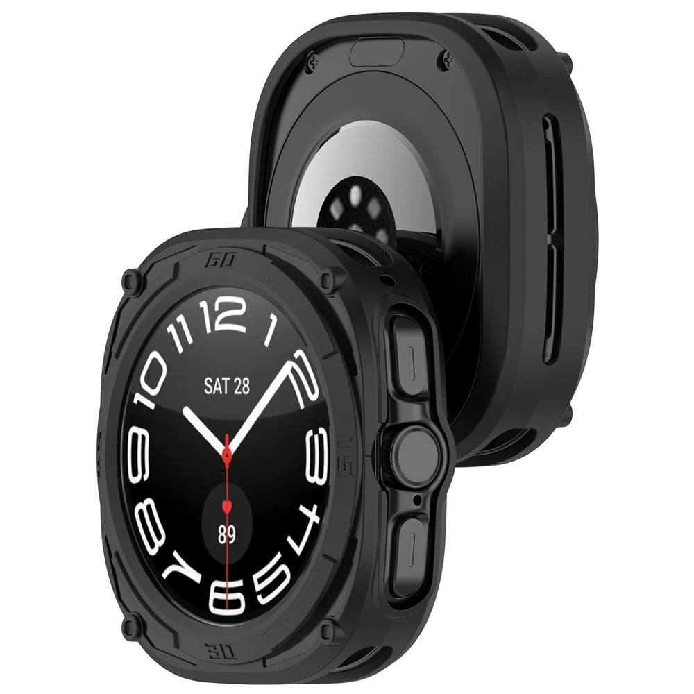 Halfe gél tok a Samsung Galaxy Watch Ultra2 47 mm/Watch Ultra (2025) 47 mm modellekhez – fekete