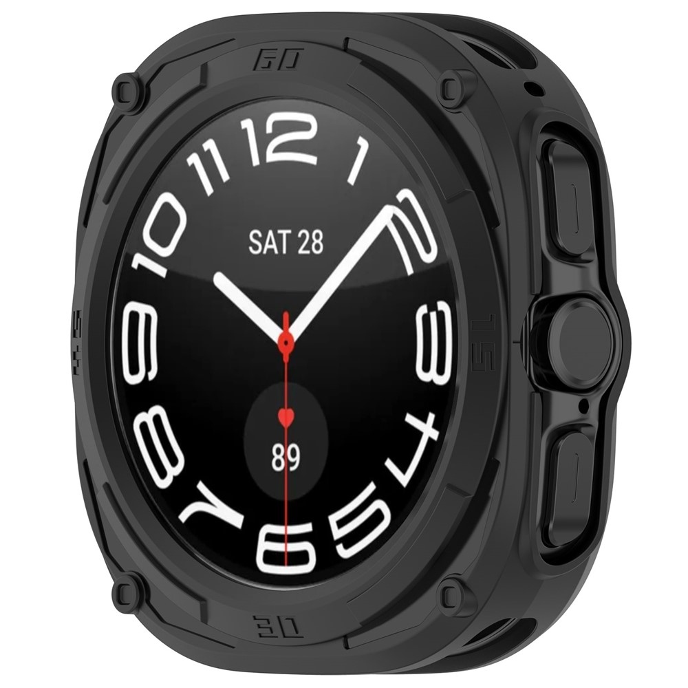 Halfe gél tok a Samsung Galaxy Watch Ultra2 47 mm/Watch Ultra (2025) 47 mm modellekhez – fekete