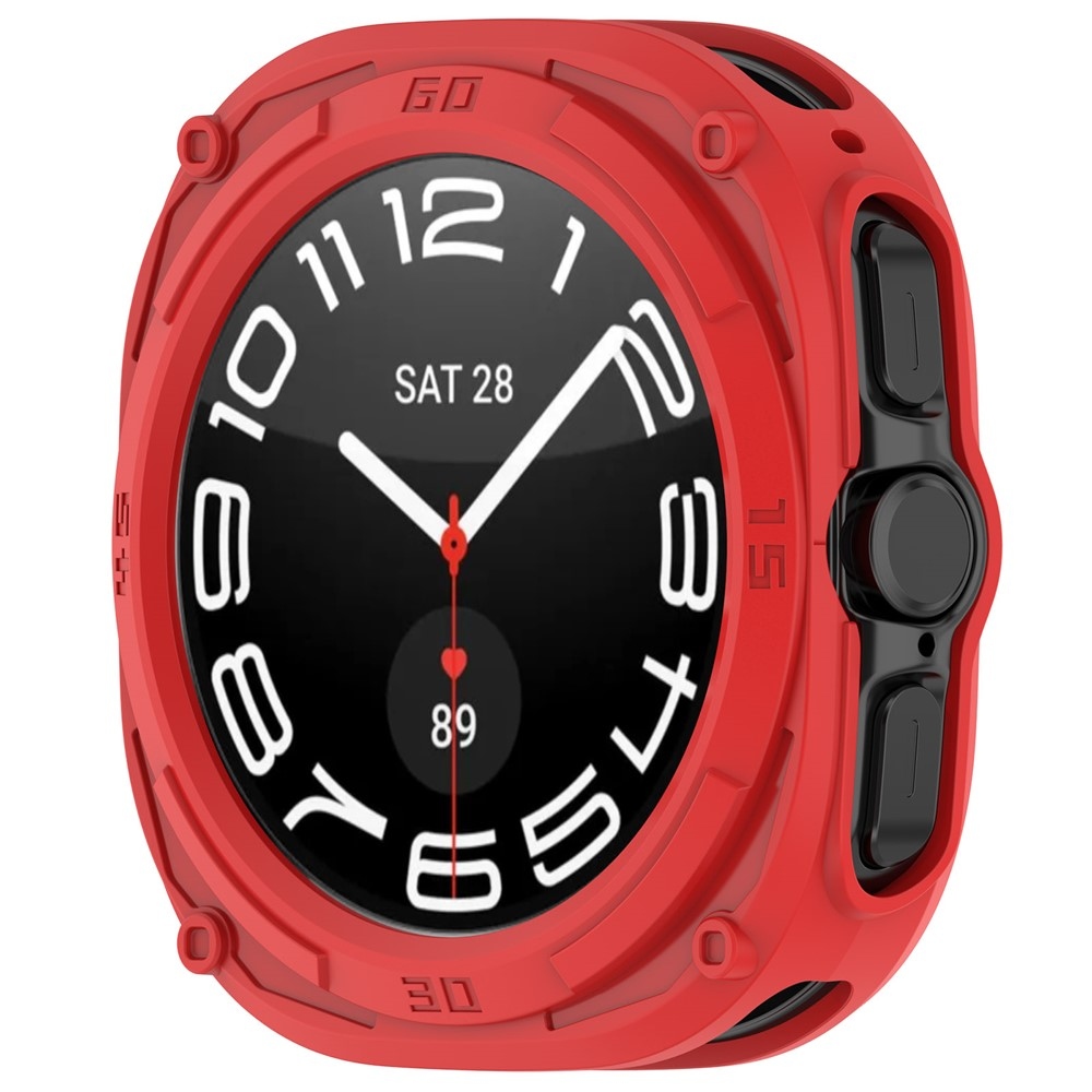 Halfe gél tok a Samsung Galaxy Watch Ultra2 47 mm/Watch Ultra (2025) 47 mm modellekhez – piros