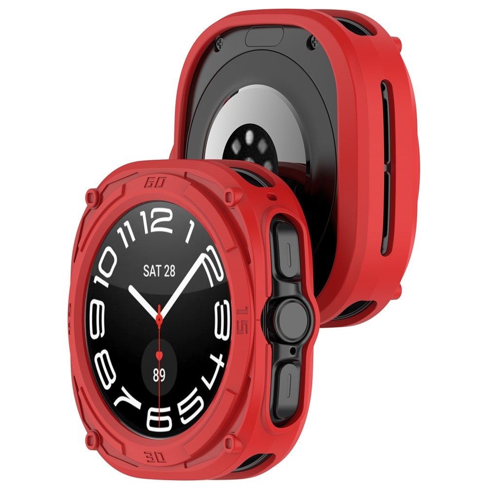 Halfe gél tok a Samsung Galaxy Watch Ultra2 47 mm/Watch Ultra (2025) 47 mm modellekhez – piros