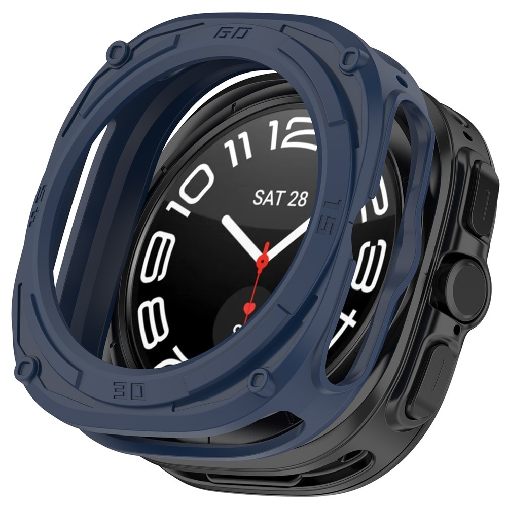 Halfe gél tok a Samsung Galaxy Watch Ultra2 47 mm/Watch Ultra (2025) 47 mm modellekhez – kék