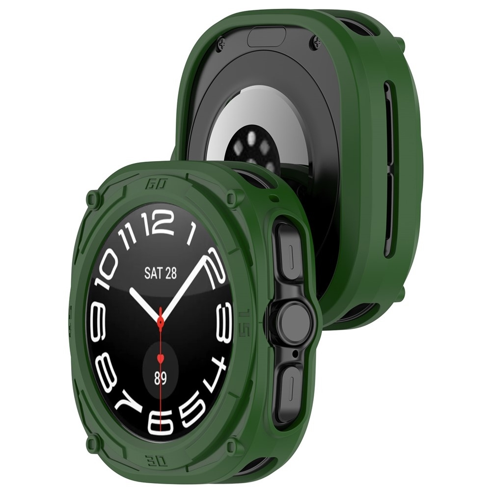 Halfe gél tok a Samsung Galaxy Watch Ultra2 47 mm/Watch Ultra (2025) 47 mm modellhez – zöld