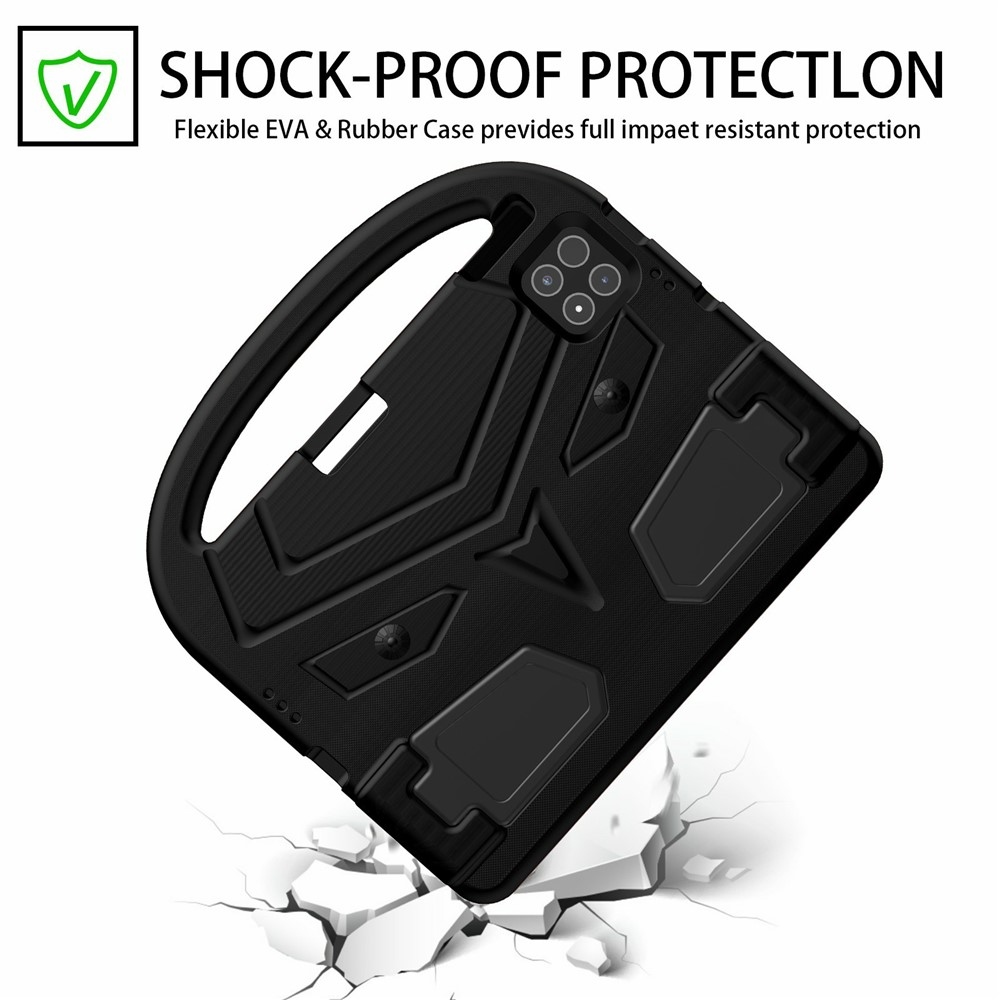 Fogantyú EVA tartós tok markolattal Xiaomi Pad 8/8 Pro/7/7/7 Pro táblagéphez - fekete