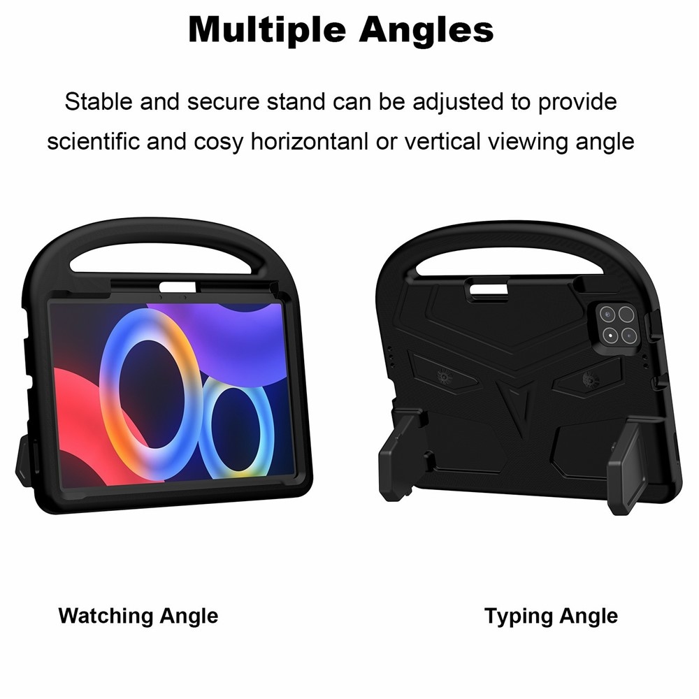 Fogantyú EVA tartós tok markolattal Xiaomi Pad 8/8 Pro/7/7/7 Pro táblagéphez - fekete