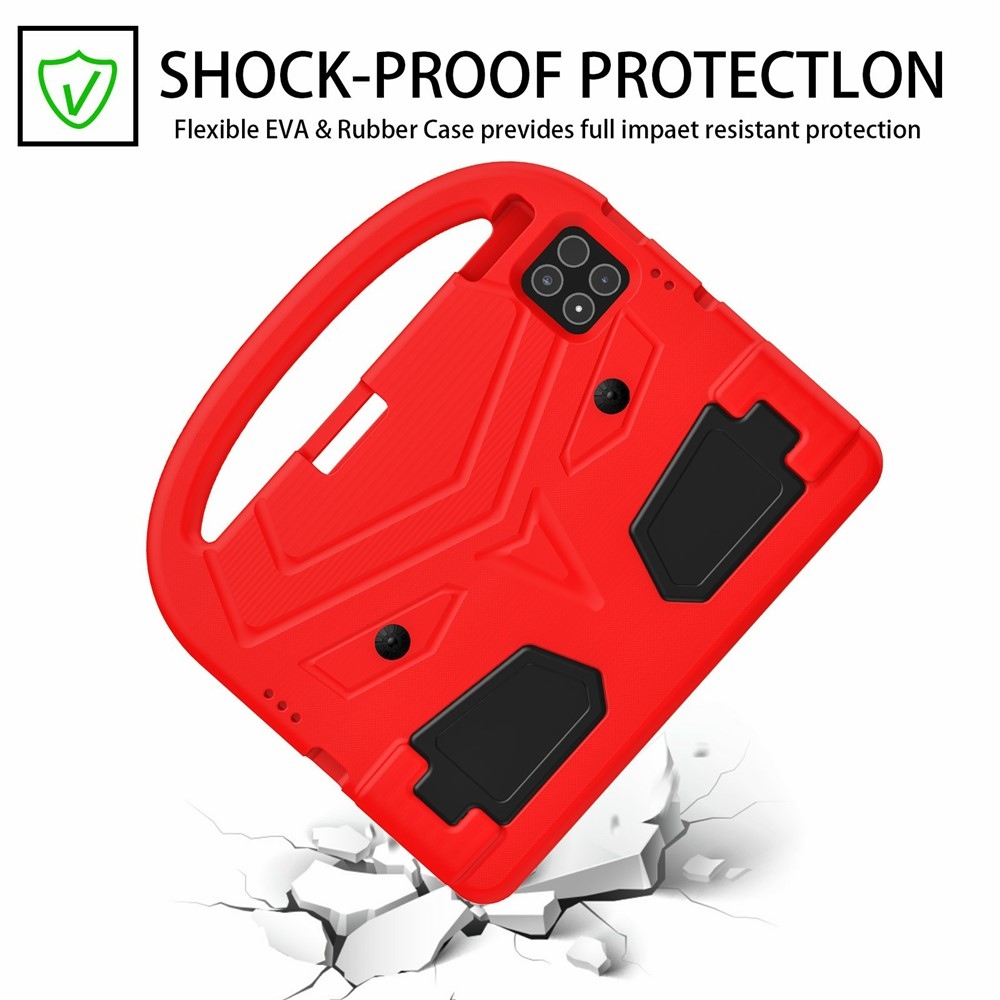 Fogantyú EVA tartós tok markolattal Xiaomi Pad 8/8 Pro/7/7/7 Pro tablethez - piros