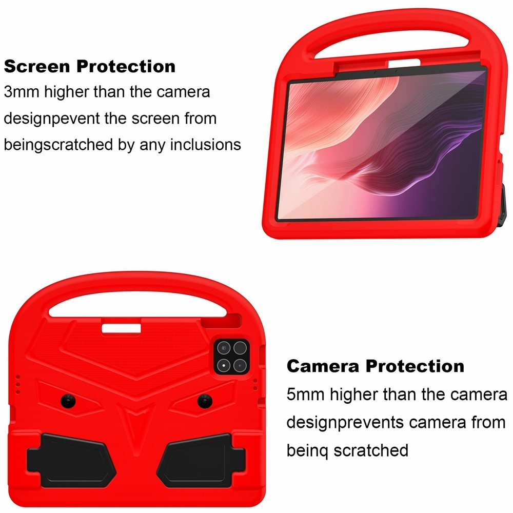 Fogantyú EVA tartós tok markolattal Xiaomi Pad 8/8 Pro/7/7/7 Pro tablethez - piros