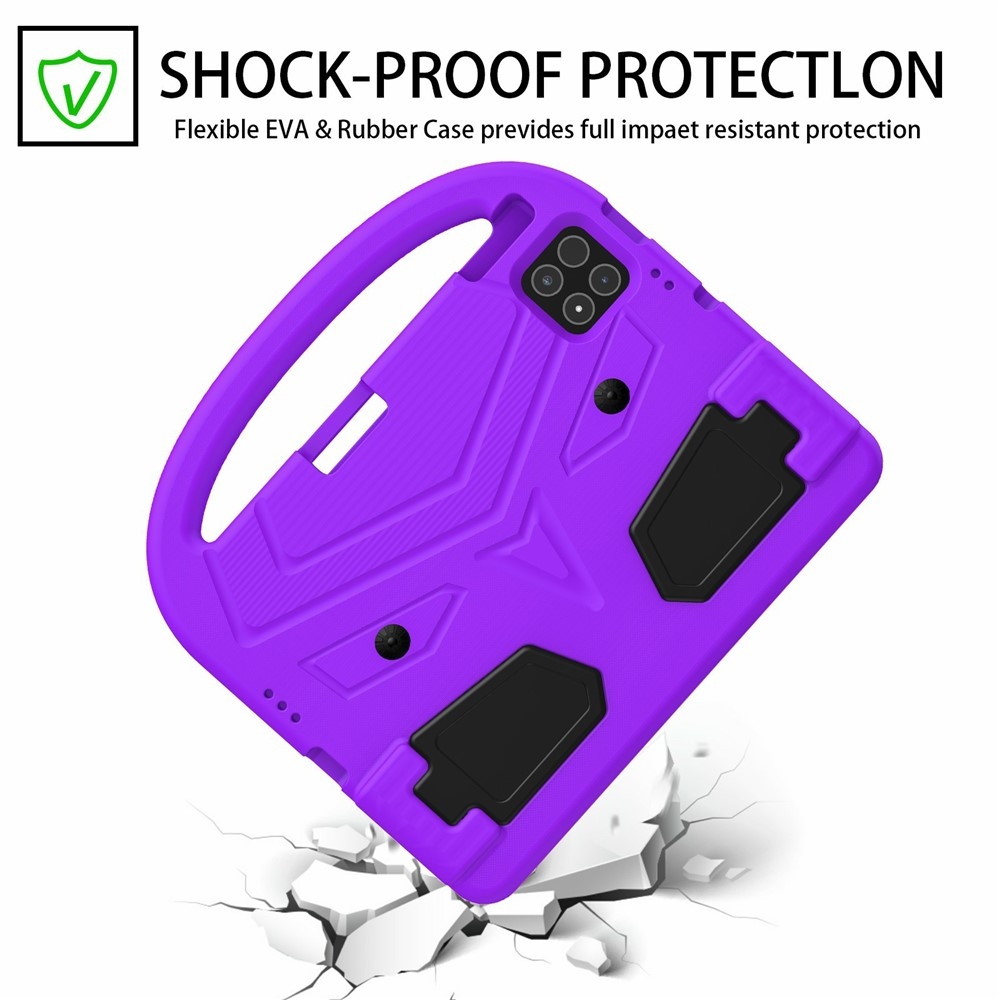 Fogantyú EVA tartós tok markolattal Xiaomi Pad 8/8 Pro/7/7/7 Pro tablethez - lila