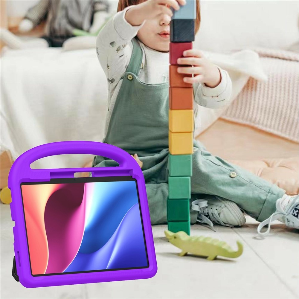 Fogantyú EVA tartós tok markolattal Xiaomi Pad 8/8 Pro/7/7/7 Pro tablethez - lila