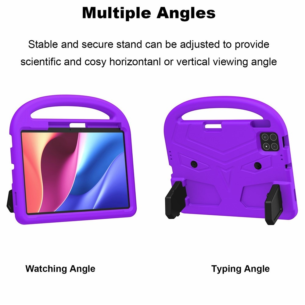Fogantyú EVA tartós tok markolattal Xiaomi Pad 8/8 Pro/7/7/7 Pro tablethez - lila