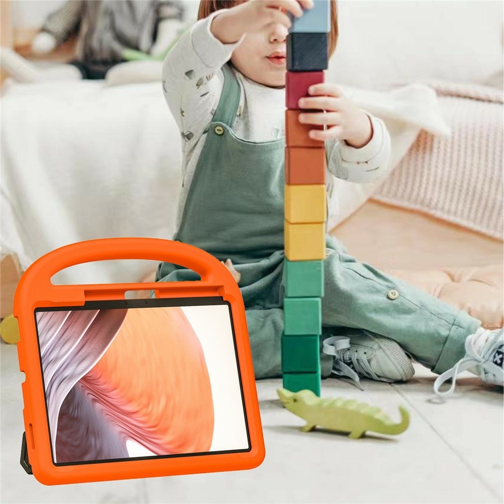 Fogantyú EVA tartós tok markolattal Xiaomi Pad 8/8 Pro/7/7/7 Pro táblagéphez - narancssárga színben