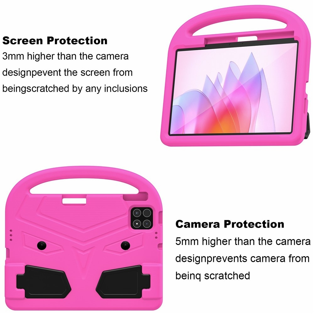 Fogantyú EVA tartós tok markolattal Xiaomi Pad 8/8 Pro/7/7/7 Pro tablethez - rózsaszínű