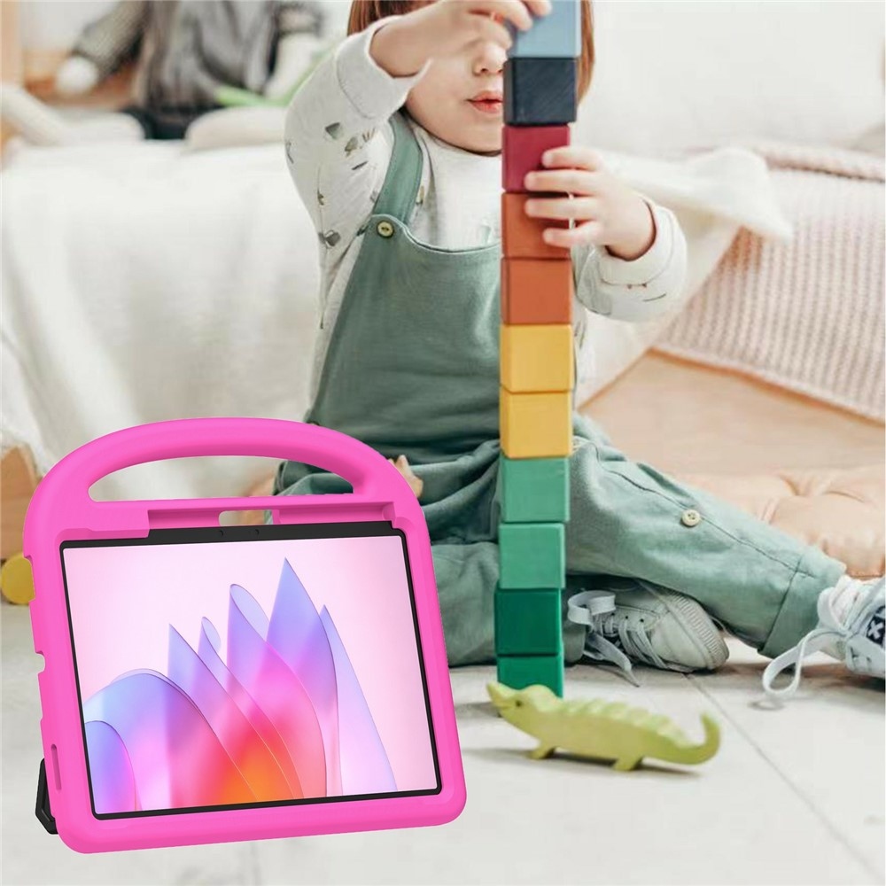 Fogantyú EVA tartós tok markolattal Xiaomi Pad 8/8 Pro/7/7/7 Pro tablethez - rózsaszínű