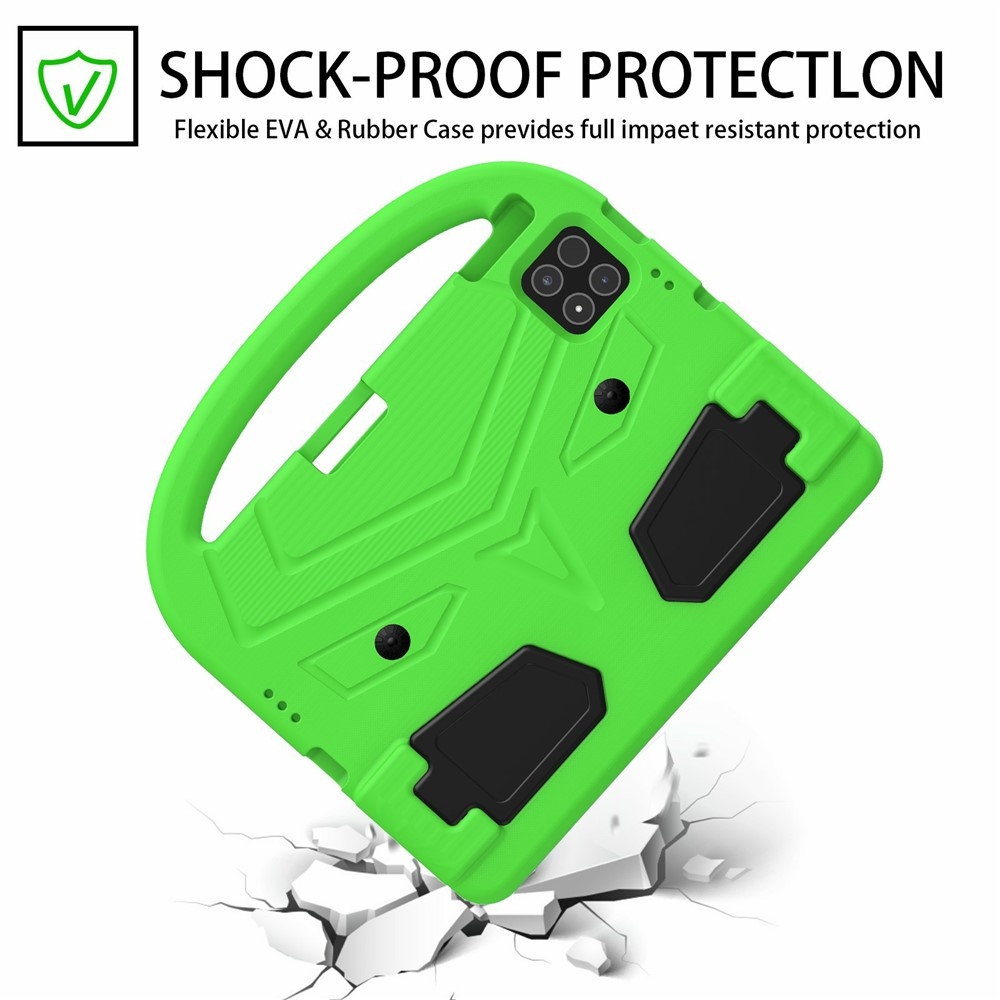 Fogantyú EVA tartós tok markolattal Xiaomi Pad 8/8 Pro/7/7/7 Pro táblagéphez - zöld