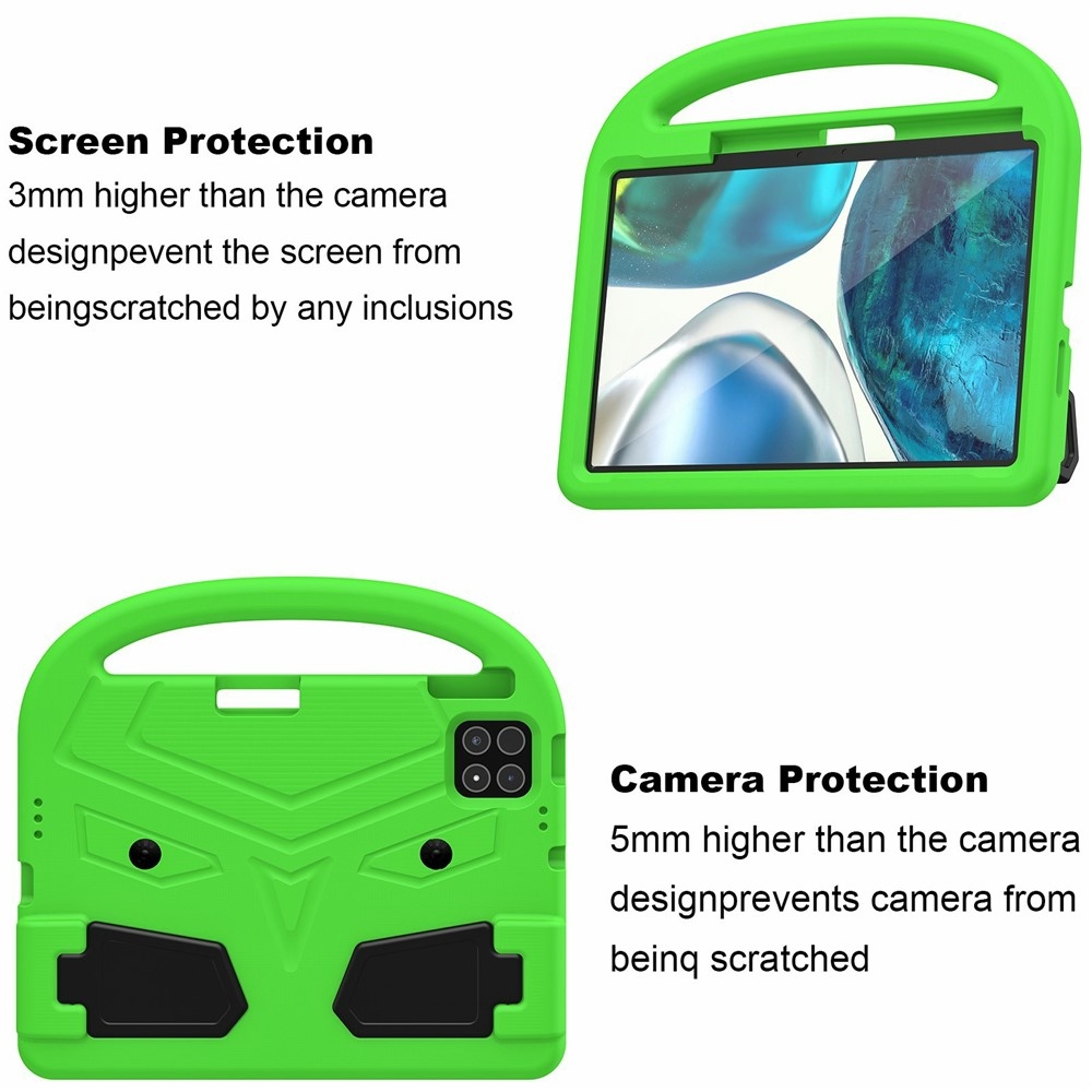 Fogantyú EVA tartós tok markolattal Xiaomi Pad 8/8 Pro/7/7/7 Pro táblagéphez - zöld