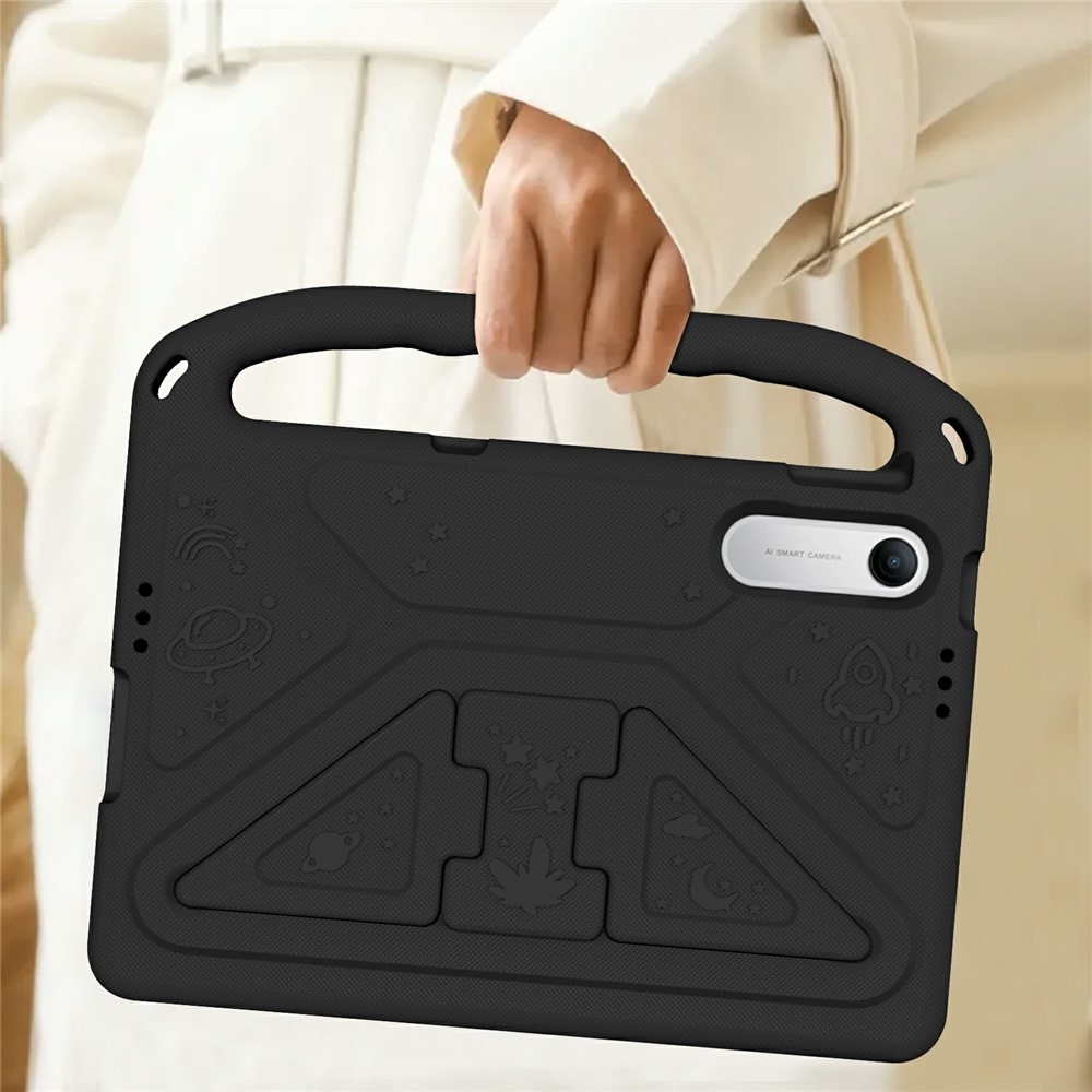 EVA anyagú, strapabíró tok fogantyúval a Xiaomi Redmi Pad 2 9,7-es táblagéphez – fekete