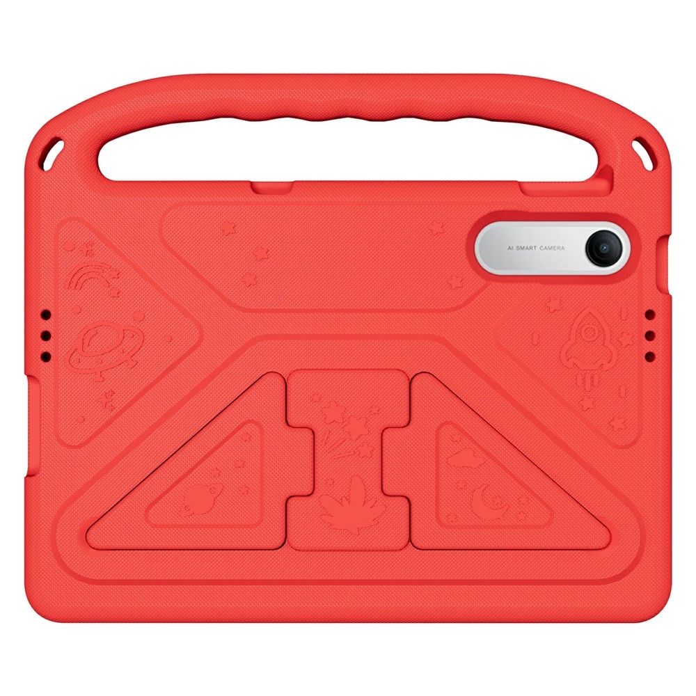 EVA anyagú, strapabíró tok fogantyúval a Xiaomi Redmi Pad 2 9,7-es táblagéphez – piros