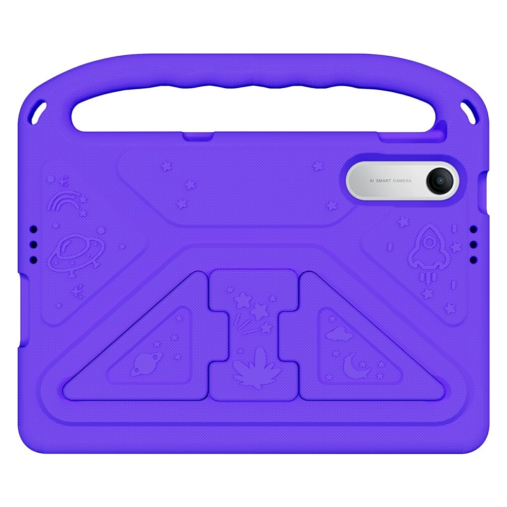 EVA anyagú, strapabíró tok fogantyúval a Xiaomi Redmi Pad 2 9,7-es táblagéphez – lila