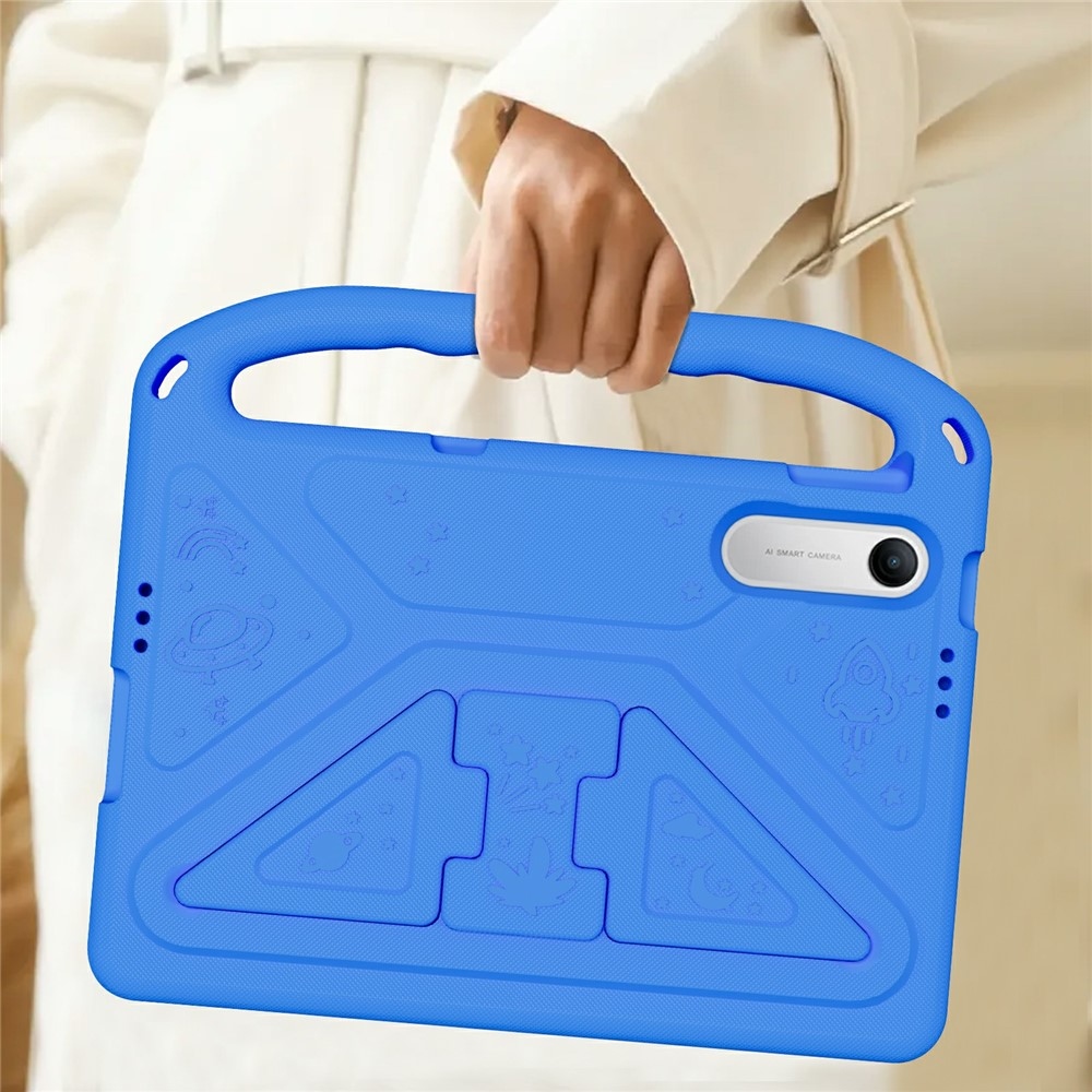 EVA anyagú, strapabíró tok fogantyúval a Xiaomi Redmi Pad 2 9,7-es táblagéphez – kék