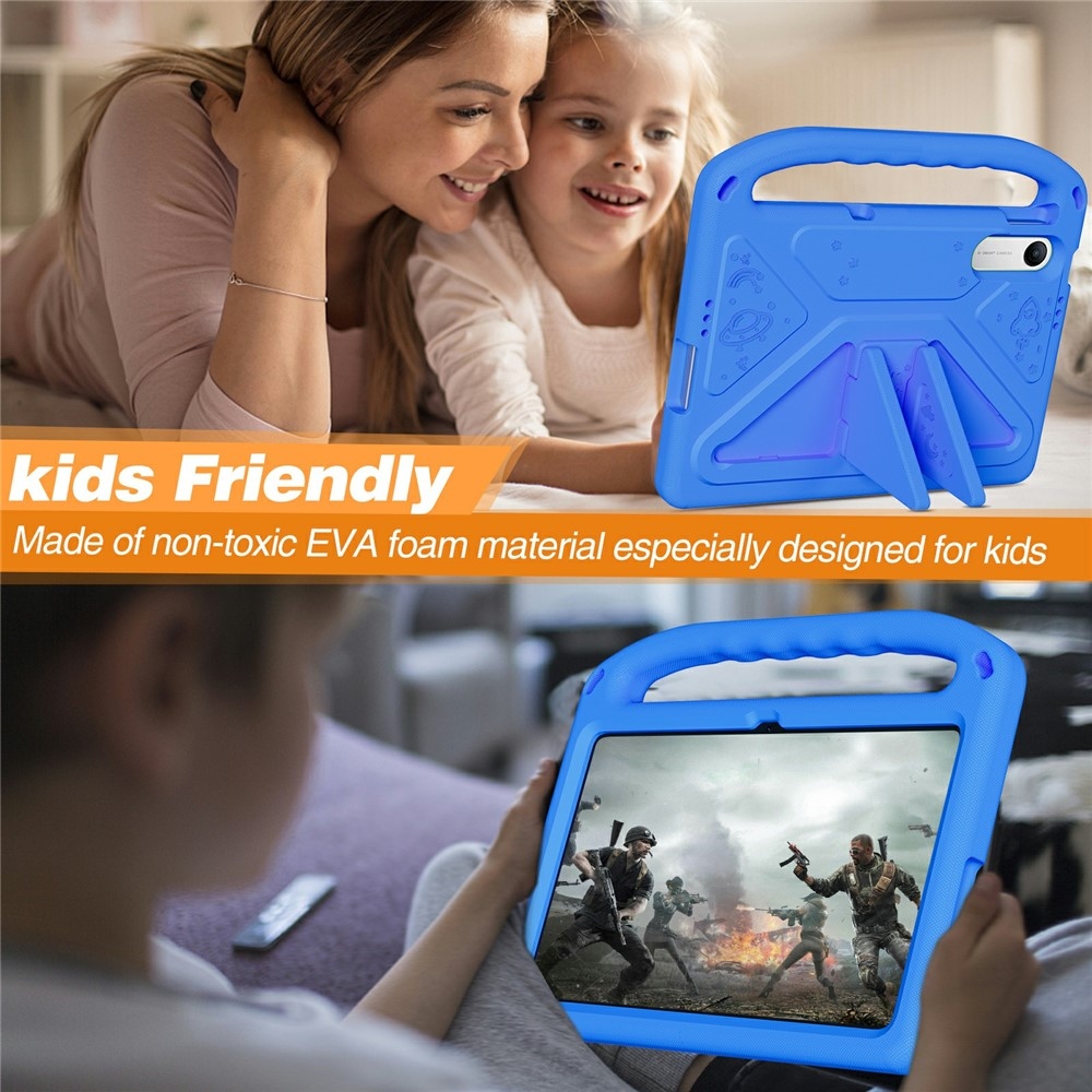 EVA anyagú, strapabíró tok fogantyúval a Xiaomi Redmi Pad 2 9,7-es táblagéphez – kék