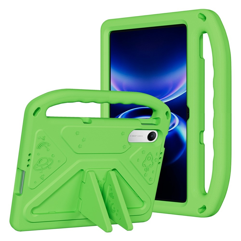 EVA anyagú, strapabíró tok fogantyúval a Xiaomi Redmi Pad 2 9,7-es táblagéphez – zöld
