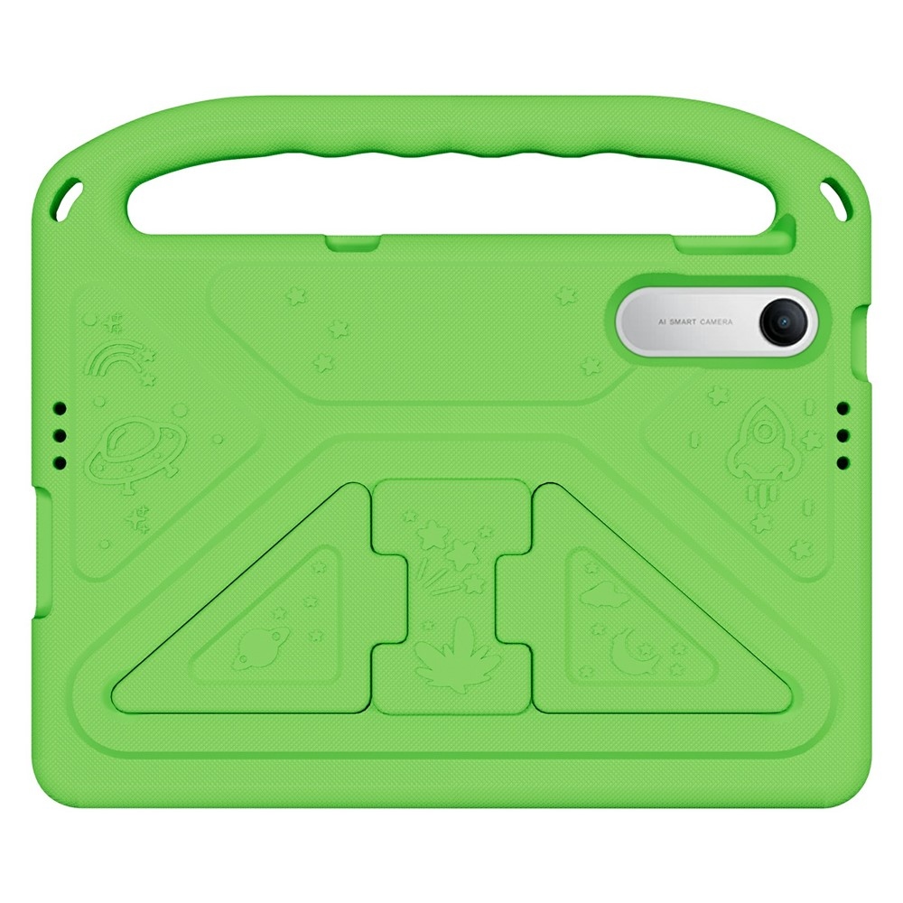 EVA anyagú, strapabíró tok fogantyúval a Xiaomi Redmi Pad 2 9,7-es táblagéphez – zöld