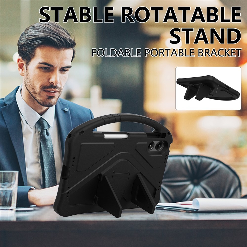 EVA fogantyús tartós tok fogantyúval Xiaomi Redmi Pad 2 Pro tablethez - fekete