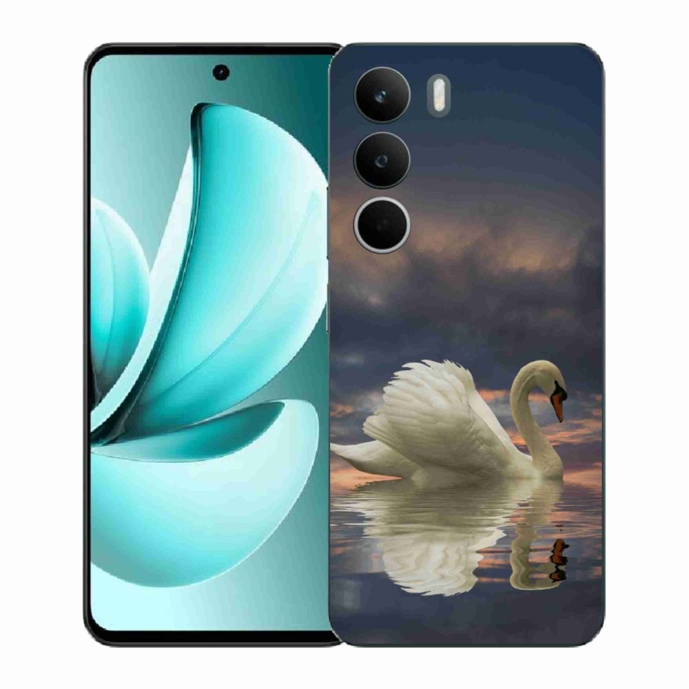 Zselés borítás mmCase a Realme C71 készülékhez - hattyú