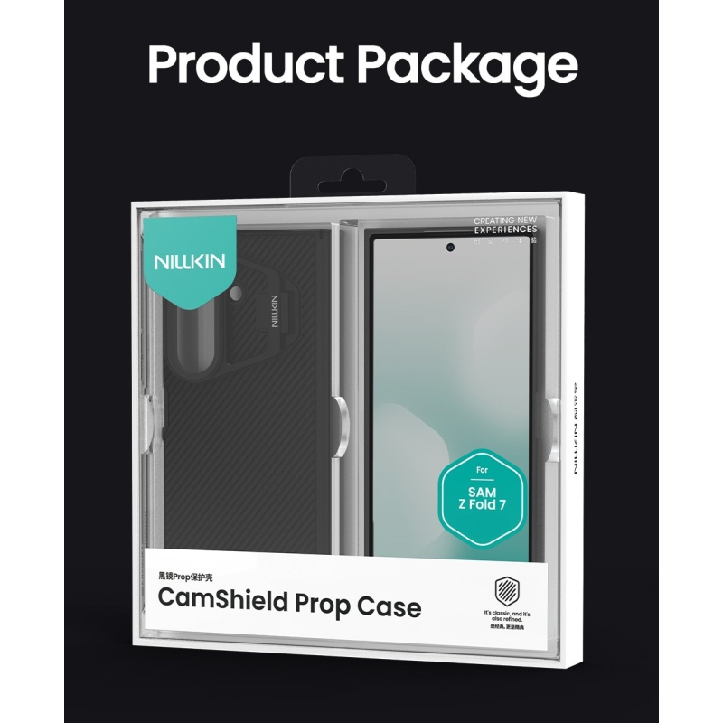 Nillkin CamShield Prop (átlátszó lencse) hátlap Samsung Galaxy Z Fold 7 fekete