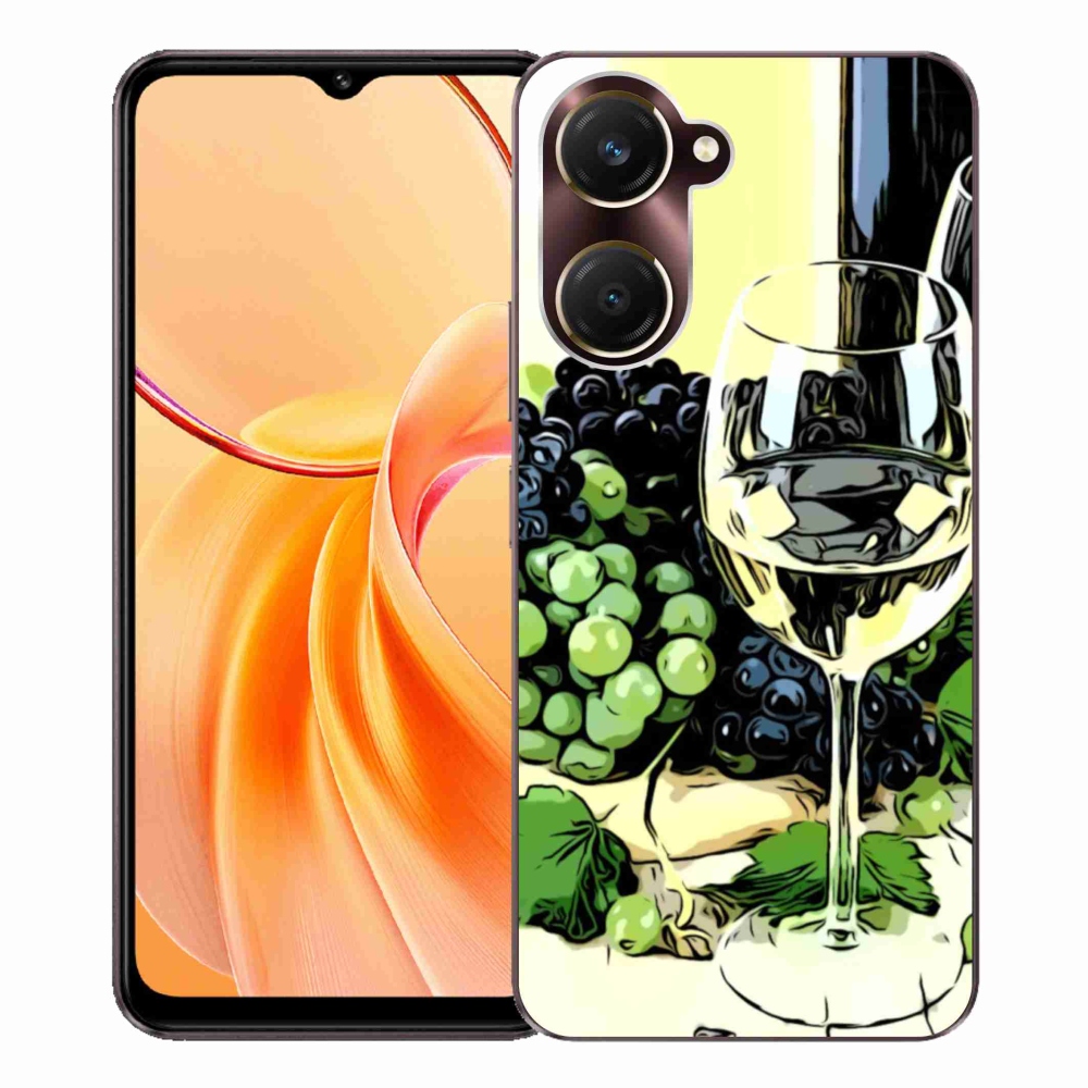 Gél borítás mmCase a Vivo Y28s 5G készülékhez - borospohár