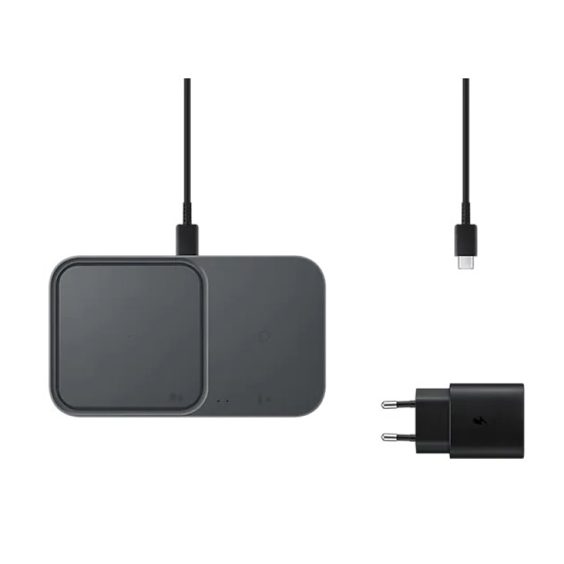 EP-P5400TBE Samsung DUO Pad vezeték nélküli töltéshez Fekete + adapter