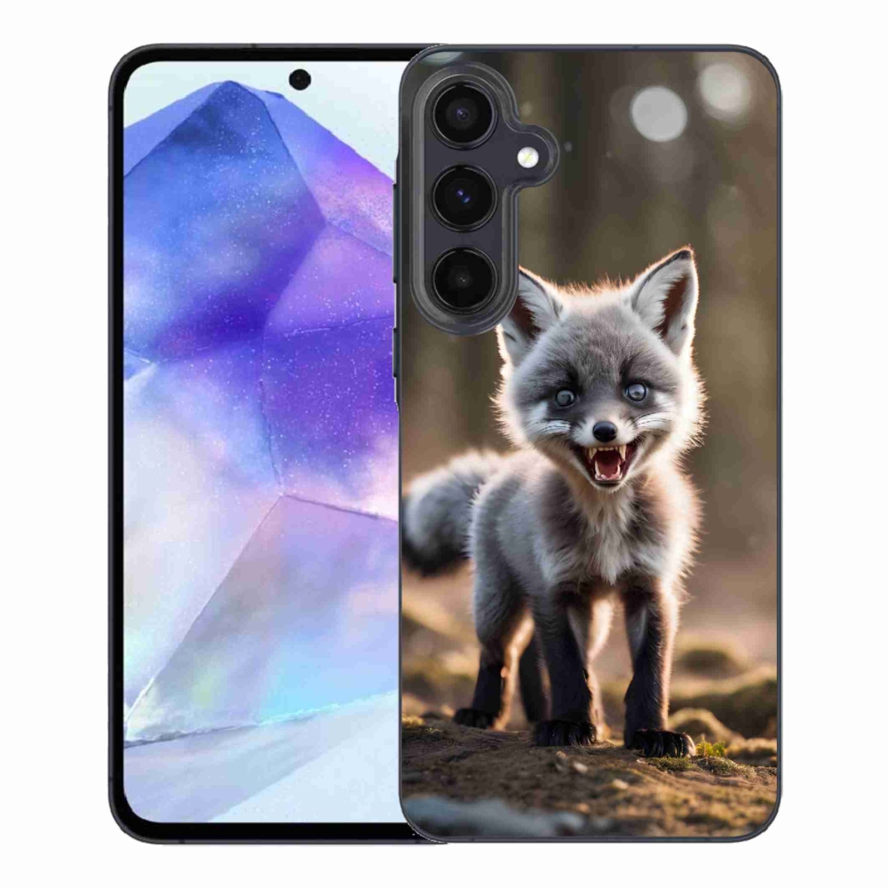 Zselés borítás mmCase Samsung Galaxy A55 5G - angry fox - Samsung Galaxy A55 5G - angry fox