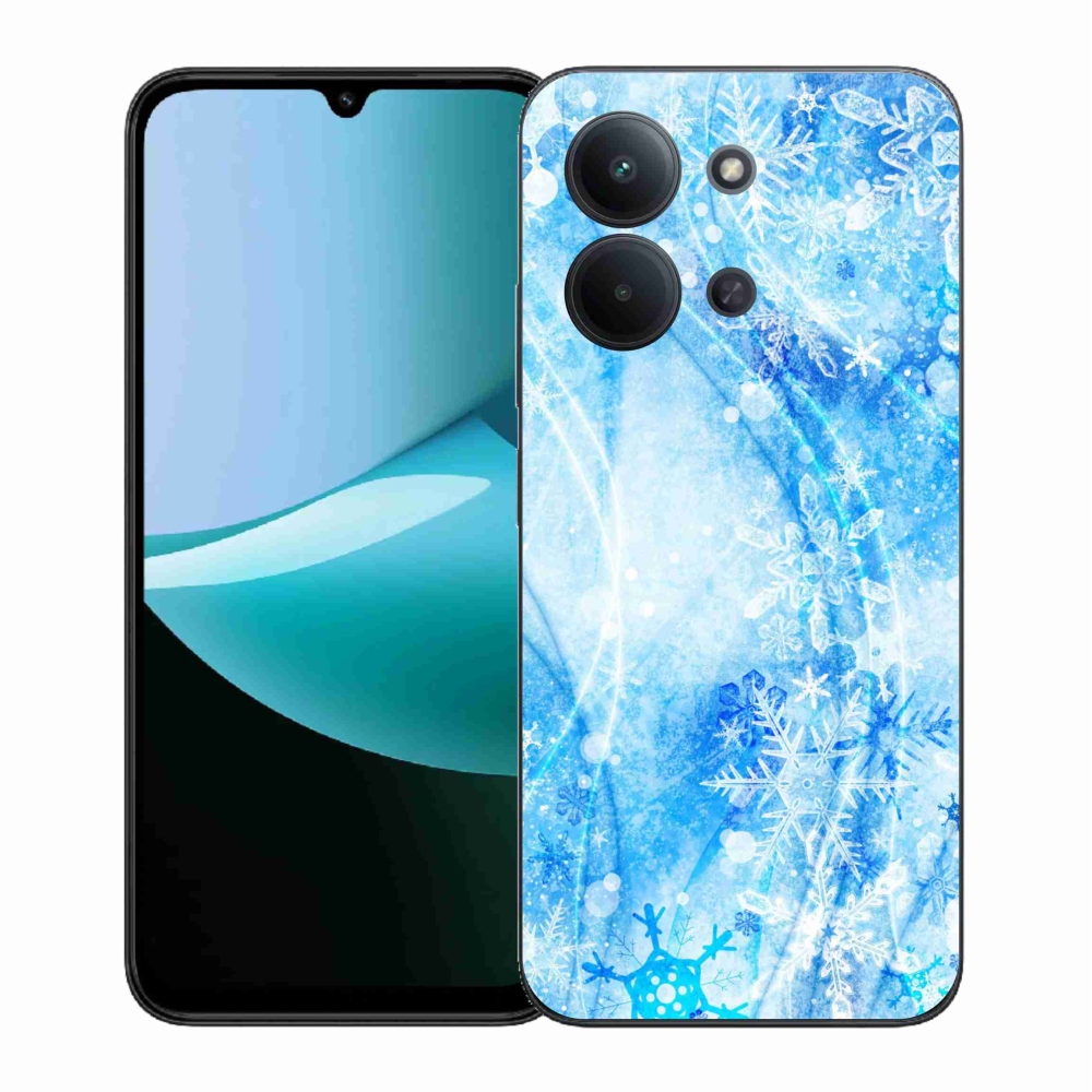 Gél borítás mmCase a Xiaomi Redmi 15C 4G (171mm)/Poco C85 4G (171mm) számára - hópelyhek