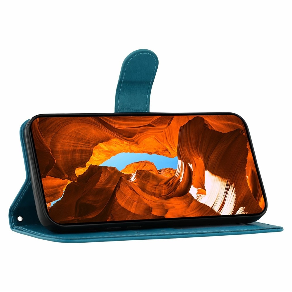 Vérrögök könyv tok a Xiaomi Redmi 15 5G-hez - kék