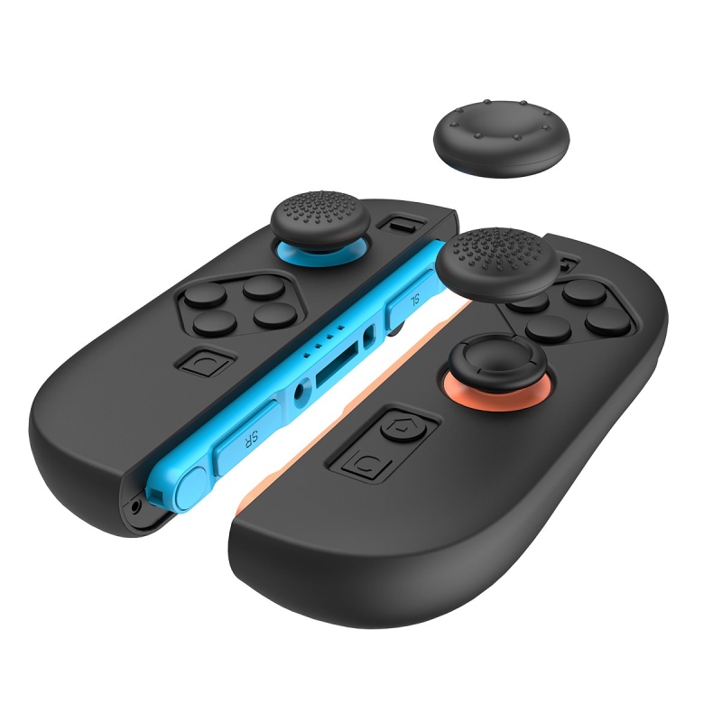 iPega SW2083A Szilikon JoyCon kontroller borító Nintendo Switch 2 fekete színű konzolhoz