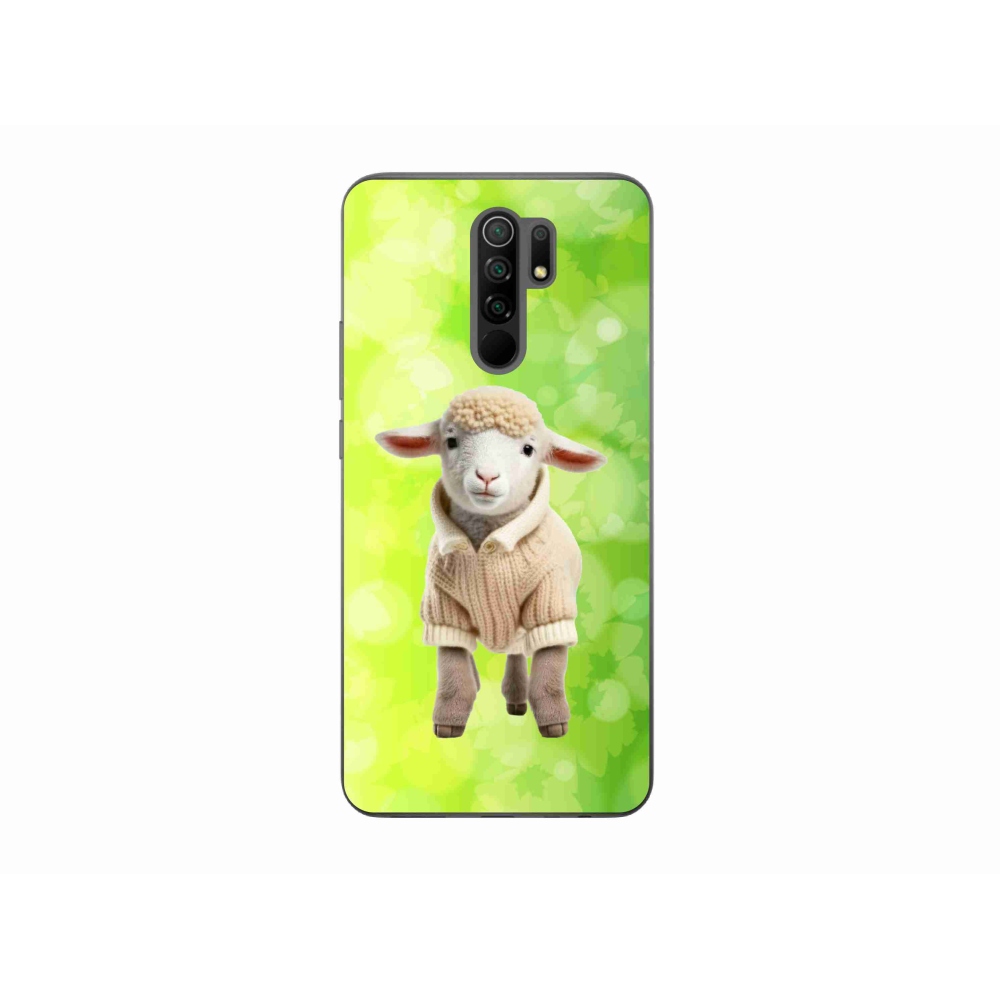 Gél borítás mmCase a Xiaomi Redmi 9-hez - bárány pulóverben
