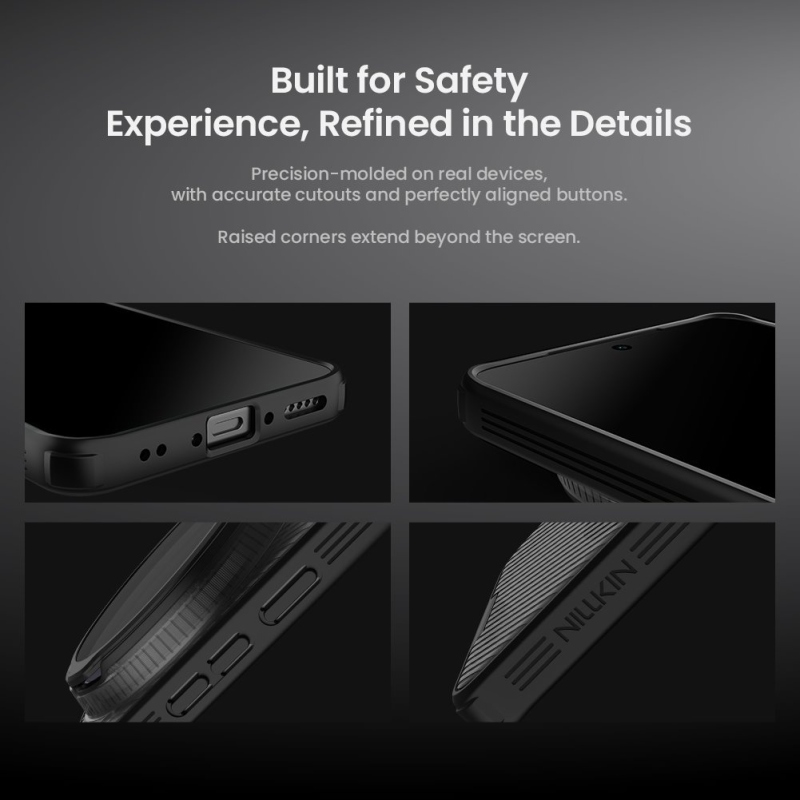 Nillkin CamShield Prop mágneses hátlap a Vivo X300-hoz, Ultra Black